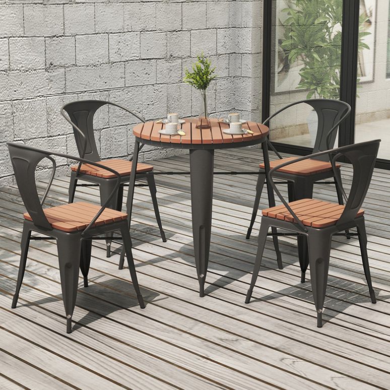 Industrial Style 1/2/3/4/5 Pieces Dining Set Reclaimed Wood Dining Table Set