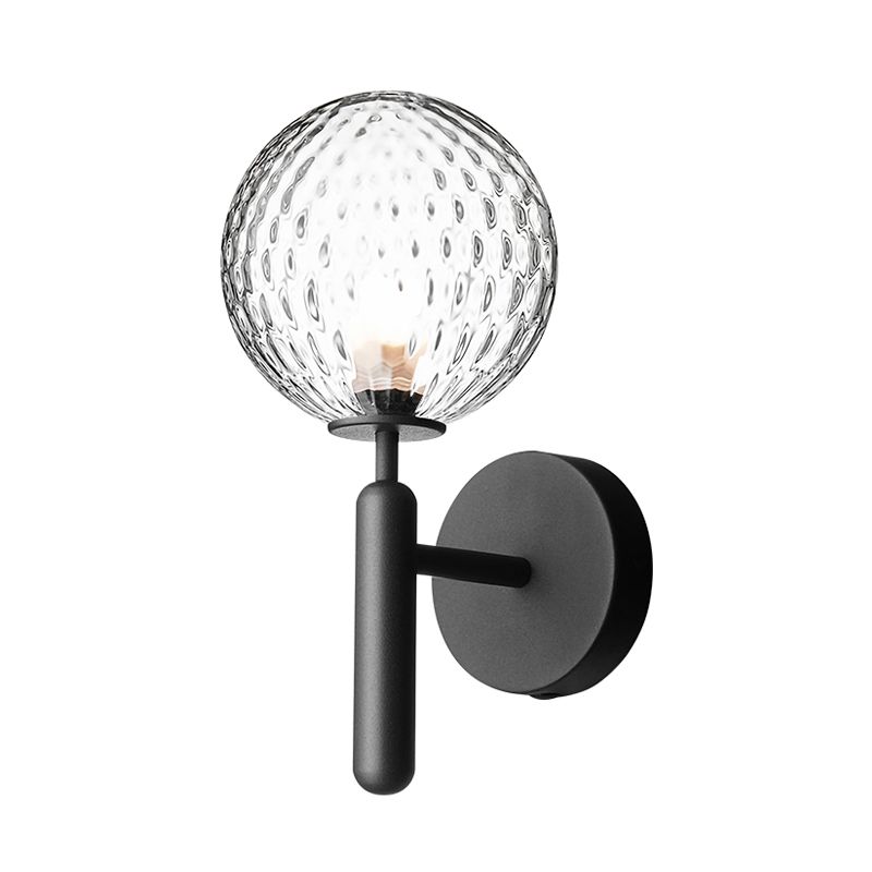 Lampe murale du globe noir