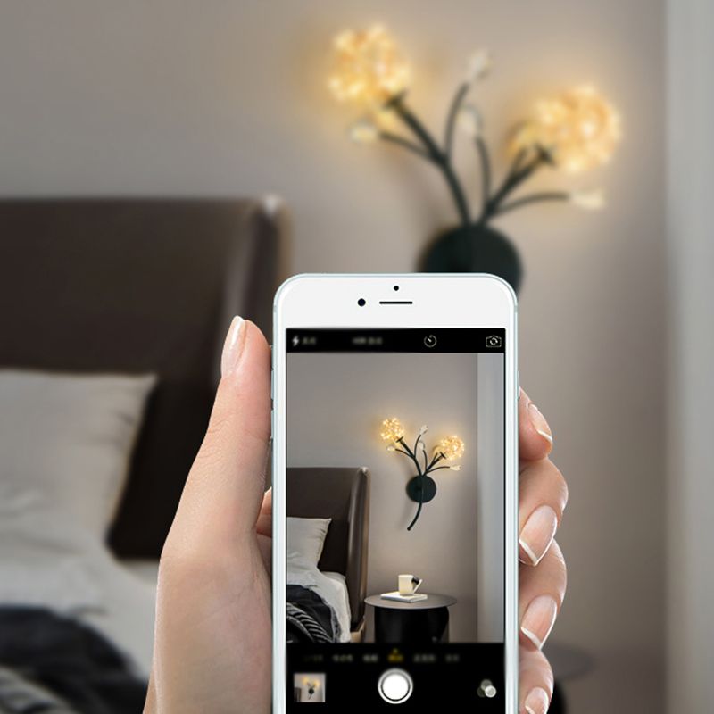 Kugelform Glaswand Licht moderner Stil 2 Leichter Wandhalterung Licht