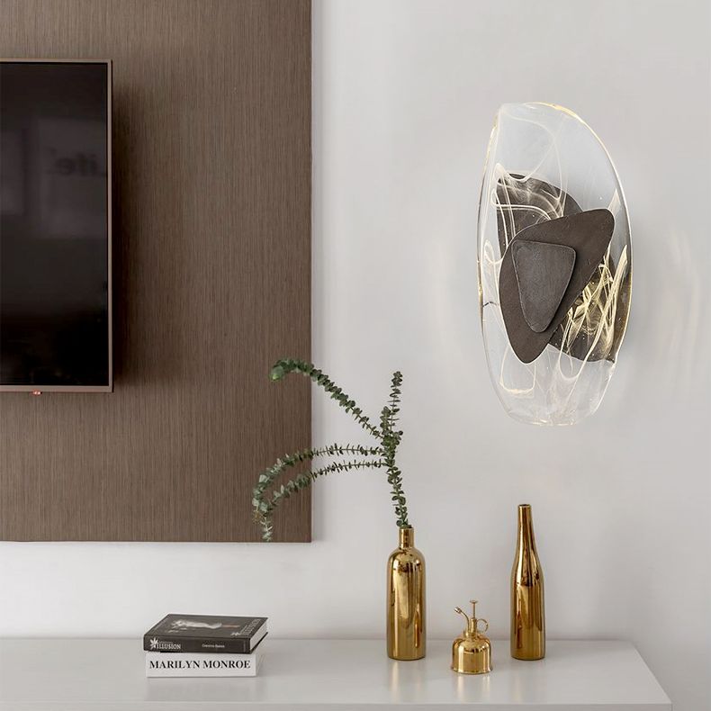 Modern Luxury Style Irregularly Shaped Wall Sconce Crystal Sconce Wall Light