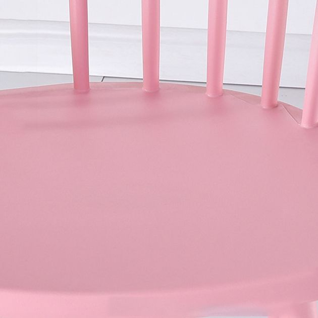 Accueil Chaise d'appoint contemporaine Ensemble de chaises de salle à manger en plastique à dossier Windsor