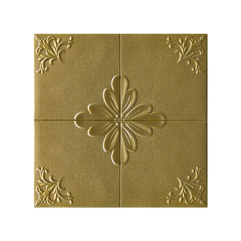 Indoor Home Wall Paneling 3D Floral Print Peel and Stick Waterproof Wall Panel
