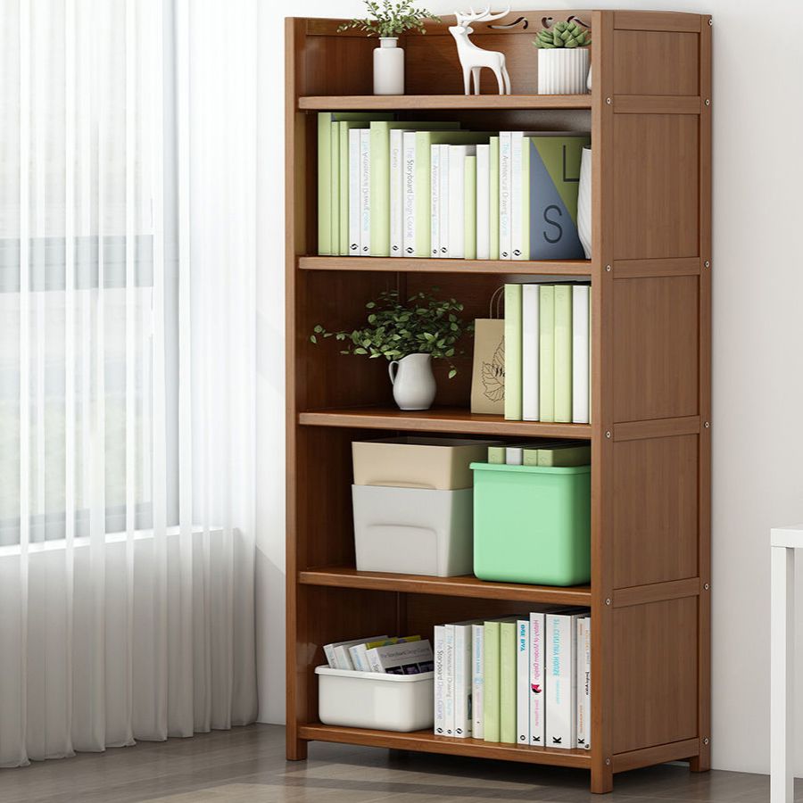 Walnut Bookcase Floor Multi-layer Storage Rack Student Home Bookshelf