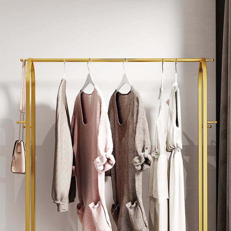 Luxurious Plain Coat Rack Coat Hooks Metal Coat Rack with Storage Shelving