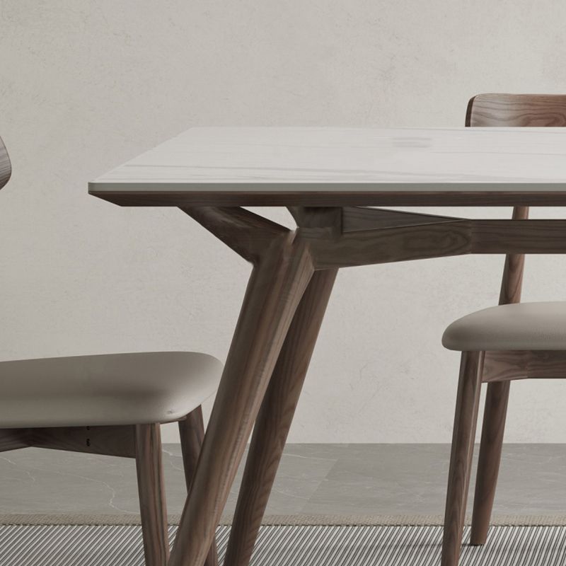 Modern 1/4/5/7 Pieces Dining Dining Chairs Set Stone Rectangle Furniture for Home