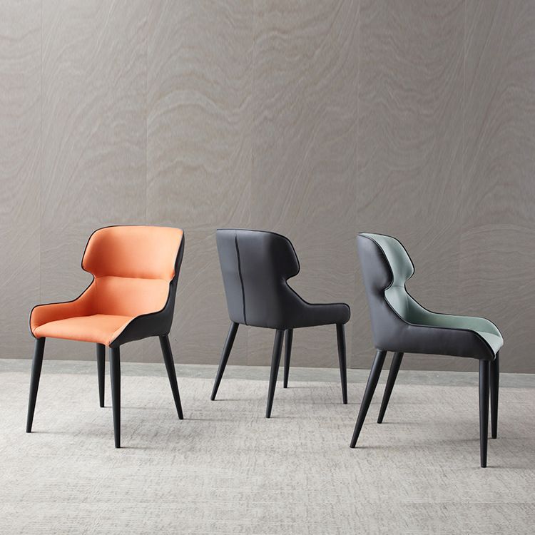 Metal Industrial Dining Kitchen Room Chair Wingback Arm Chair