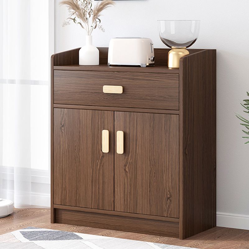 Modern Wood Accent Cabinet with Drawer Rectangle Side Cabinet