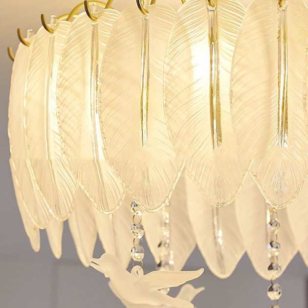 Nordic Ceiling Lamp Creative Glass Shade Flush Mount Light Fixture