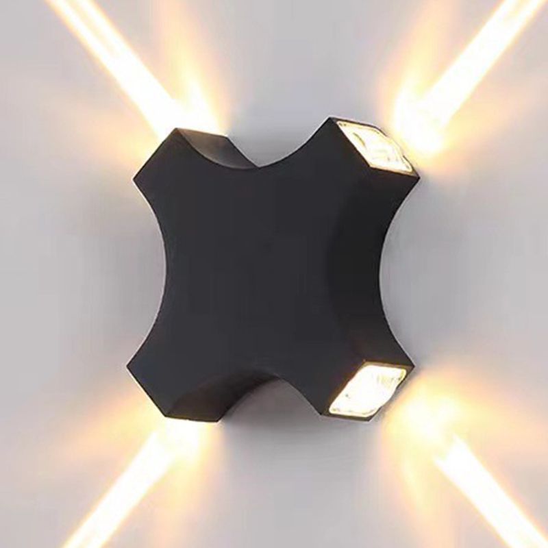 LED Wall Lamp Modern Style Wall Mount Lamp with Aluminum Shade for Bedroom