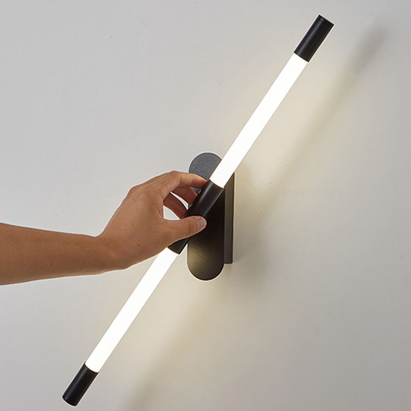 Golden/Black Linear Wall Light Sconces Modern LED Sconces for Living Room