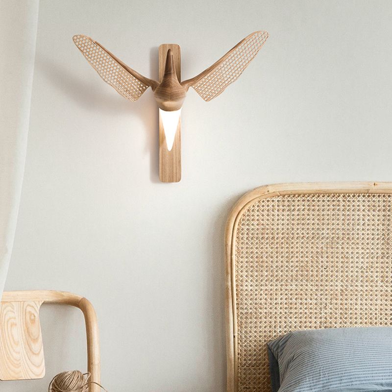 Lámpara de pared en forma de gaviota de estilo diseñador 1 Luz de la sala de estar de la sala de estar Luz montada en la pared