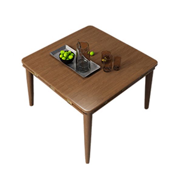 Wood Top Dining Table Set 1/5 Pieces Brown Dinette Set for Kitchen