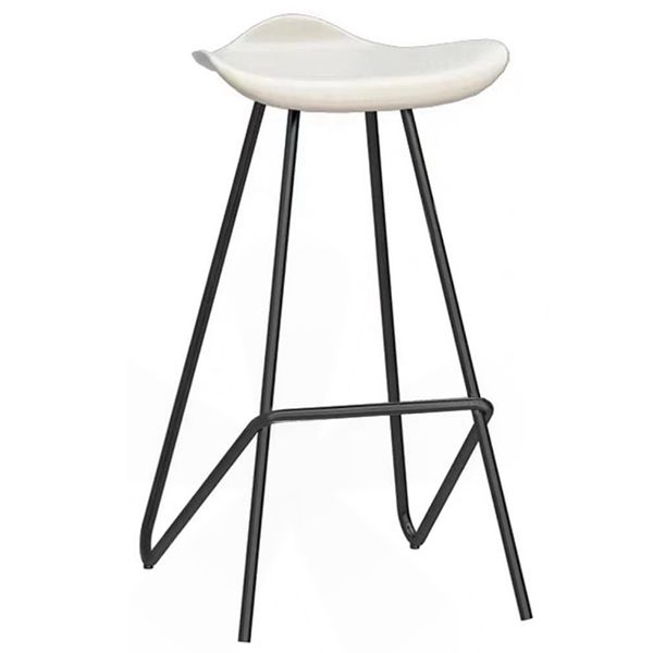 Industrial Wood Bar Table Set 1/3/4 Pcs White Free Form Bar Table with Leather Stools