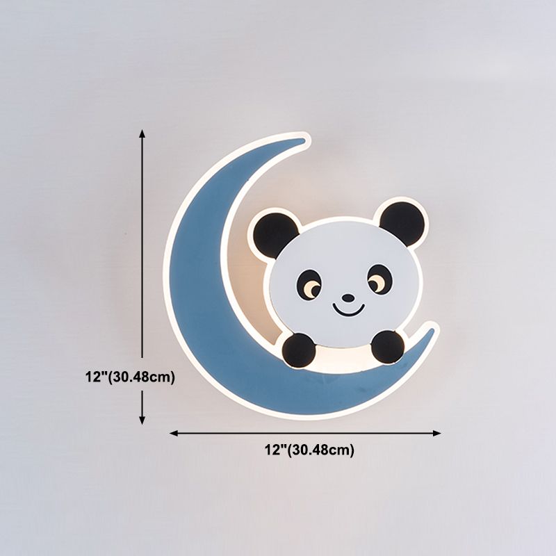 Lumo da parete moderno a parete creativa per la camera da letto per bambini