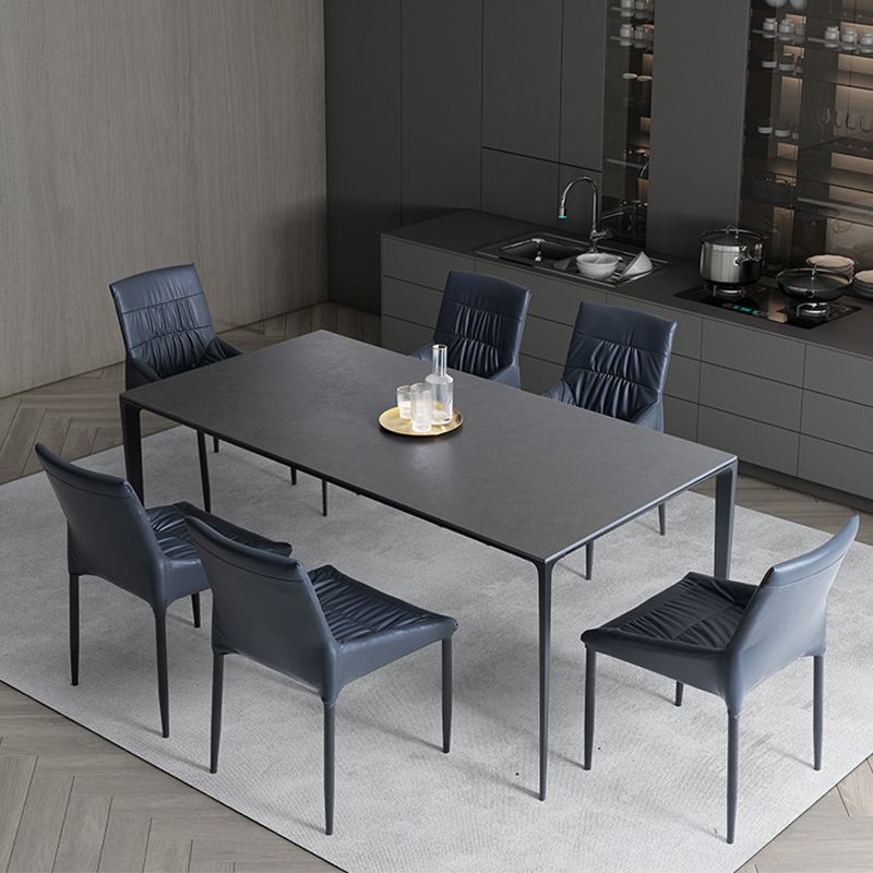 Sintered Stone Home Dining Table Modern Rectangle Dining Room Table