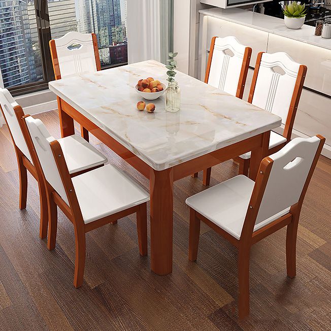 Rectangle Dining Room Dinner Kitchen Table Modern Dining Table