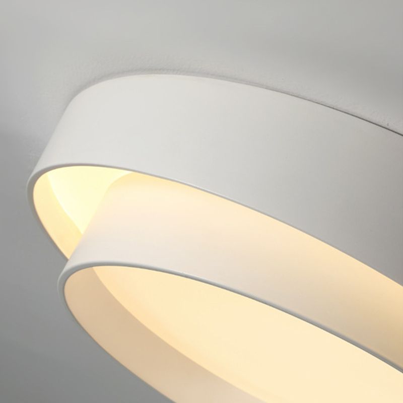 Ultra-thin LED Lamp Flush Mount Ceiling Light with Iron Art for Corridor