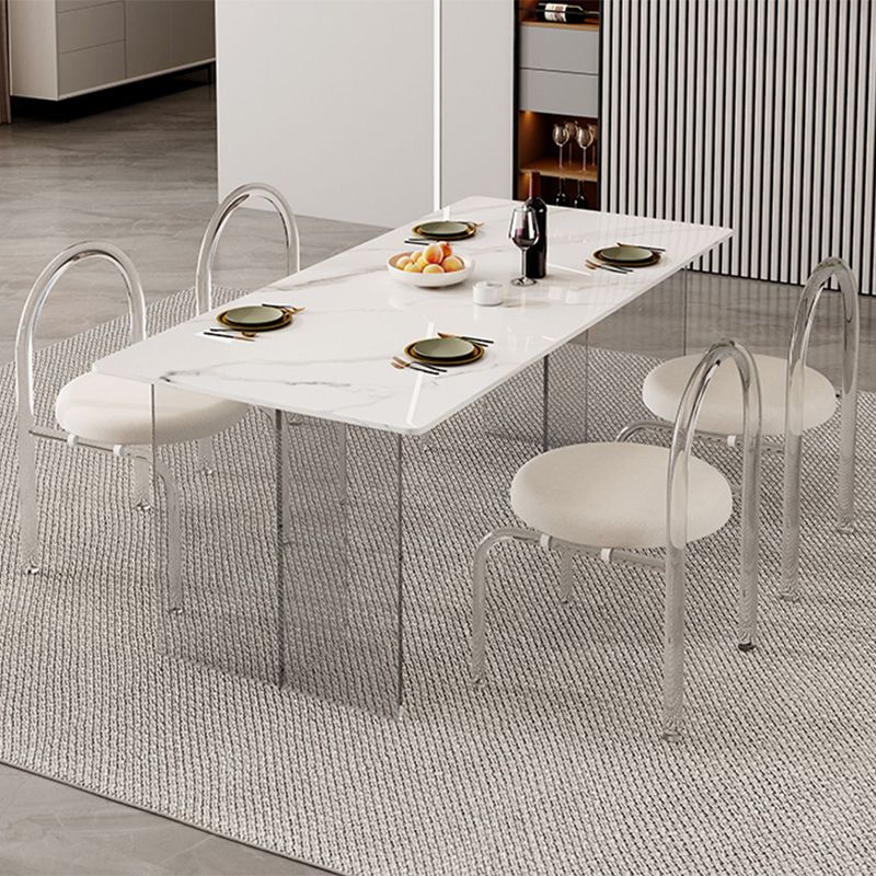 Modern Stone Dining Table 1/2/5/7 Pieces Dining Set for Dining Room