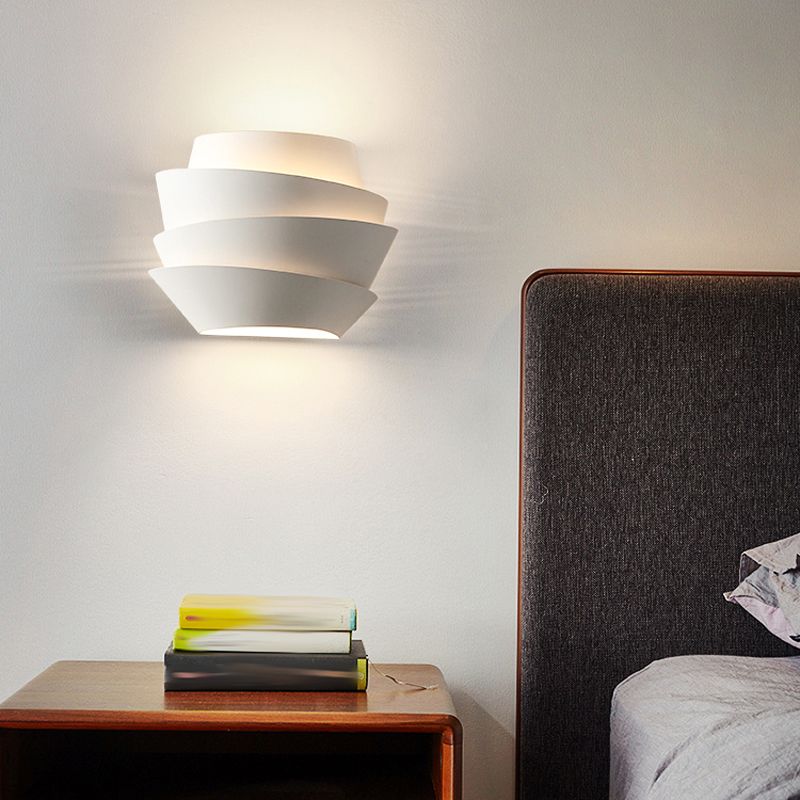 Kids Style 2 - Light Wall Mounted Fixture in White Iron Flower Shape Wall Sconce