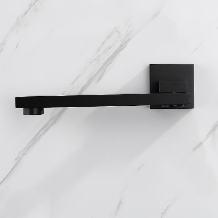 Modern Bathroom Sink Faucet Metal Widespread Wall Mounted Sink Faucet