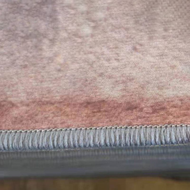 Colorful Triangle Pattern Rug Trendy Polyester Area Rug Friendly Washable Carpet for Living Room