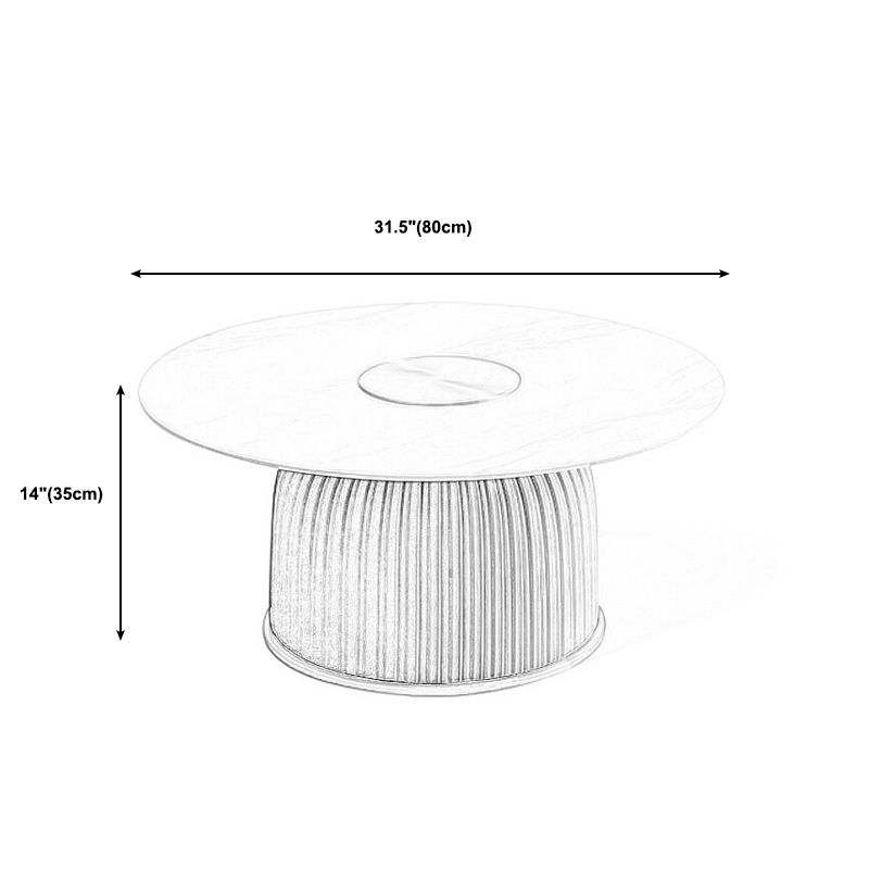 Pedestal End Table  Modern Round Side End Table for Living Room