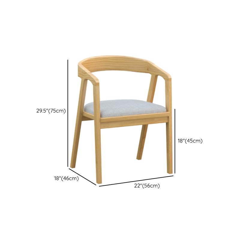 Natural Finish Pine Wood Dining Set 1/2/5 Pcs Modern Dinette Set