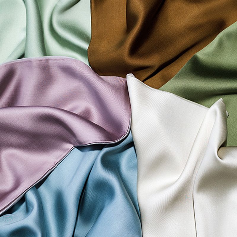 Satin Bed Sheet Solid Color Soft Skin-friendly Non-pilling Bed Sheet Set