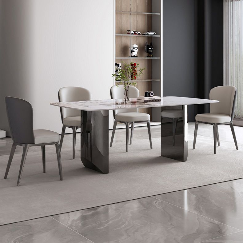 Rectangle Dining Table Sintered Stone Dining Table for Kitchen