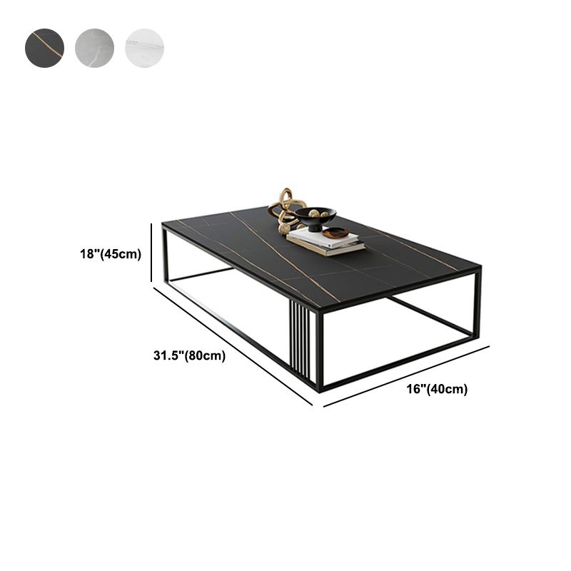 Slate Rectangular Coffee Table Frame 1 Coffee Table for Living Room