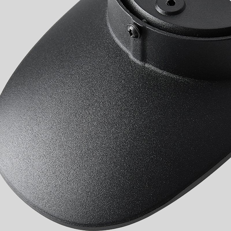 Simple Wall Sconce Curl Outdoor Wall Light Fixture with Acrylic Shade