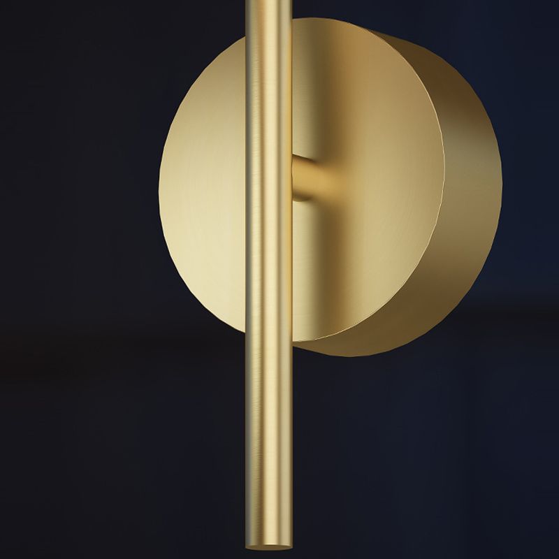 Glass Ball Shape Wall Light Modern Style 1 Light Wall Light Sconce