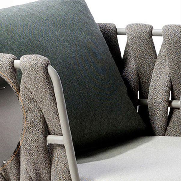 Modern Style 1/3/7 Pieces Metal Dining Set Stone Table Set for Outdoor