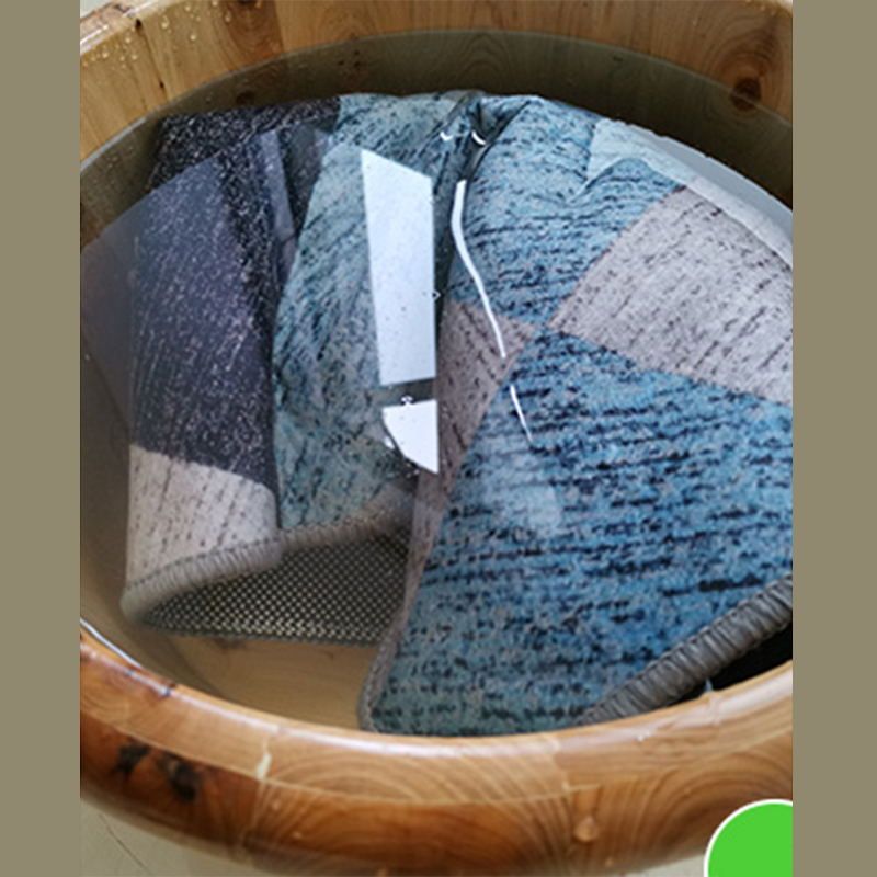 Glam Houndstooth Print Carpet Polyester Area Rug Non-Slip Backing Indoor Carpet for Living Room