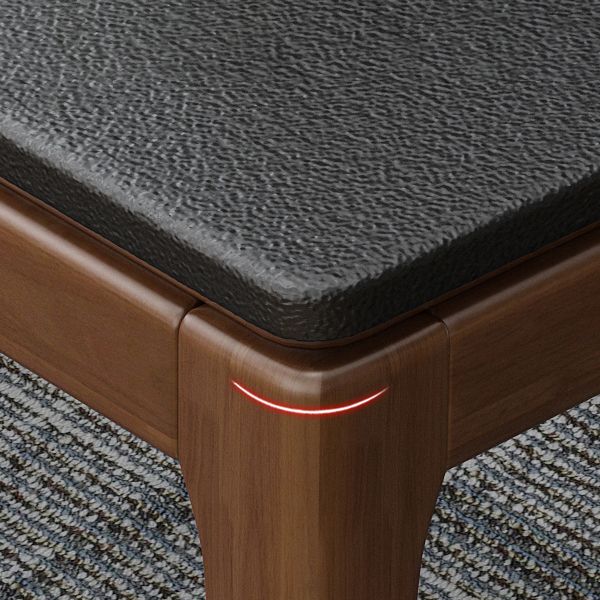 Contemporary Dining Room Dinner Table Solid Wood 4 Legs Dining Table