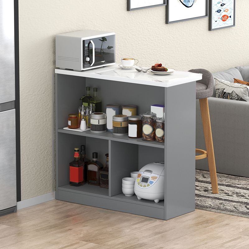 Contemporary Style Wood Rectangle Patio Bar Table for Dining Room