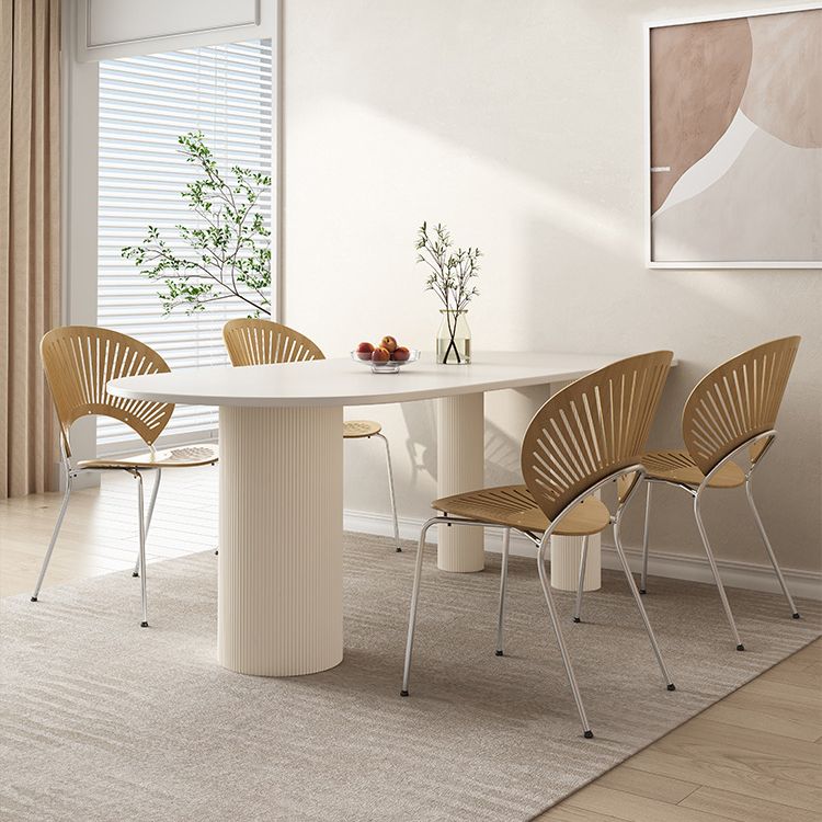 Dining Room Dinner Kitchen Table Contemporary Stone Dining Table