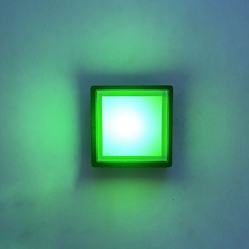 Contemporary Geometric Sconce Light Fixture Metal 1 Light LED Wall Mounted Light