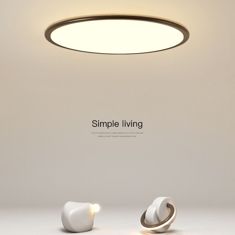 Modern Style Acrylic Flush Ceiling Light Fixtures Circle 1-Light Flush Light