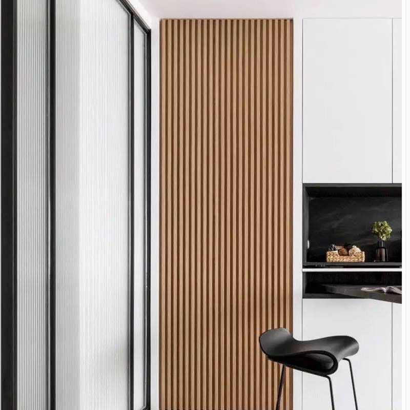Wall Paneling Solid Wood Glue Down Waterproof Living Room Wall Panel