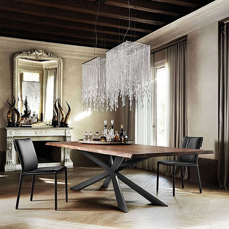 Modern Chairs Dining Armless Chair with Metal Legs for Kitchen