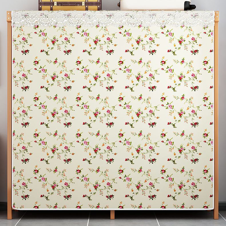 Rectangular Wardrobe Cabinet Modern Style Home Wooden Wardrobe Closet