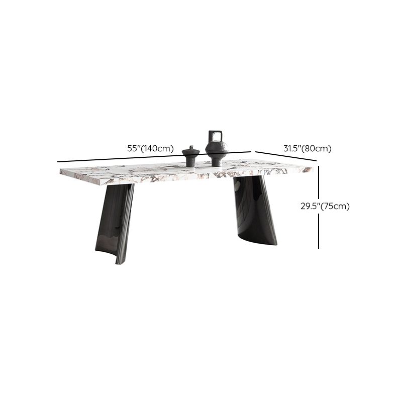 Stone Top Dining Table Set 1/4/5/7 Pieces Dinette Set for Dining Room