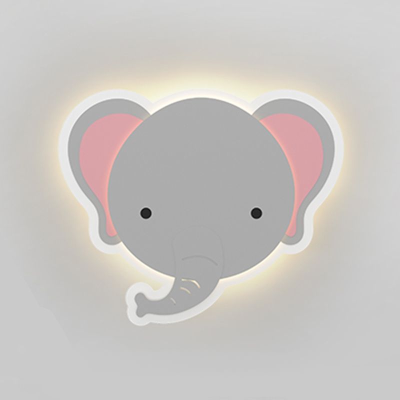Animali creativi Muro leggero moderno lampada da parete a led colorata per camera da letto