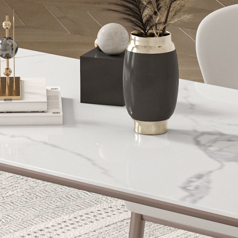 Designer Style Sintered Stone Dining Set Rectangle 1/2/4/5/7 Pieces Dining Room Table Set