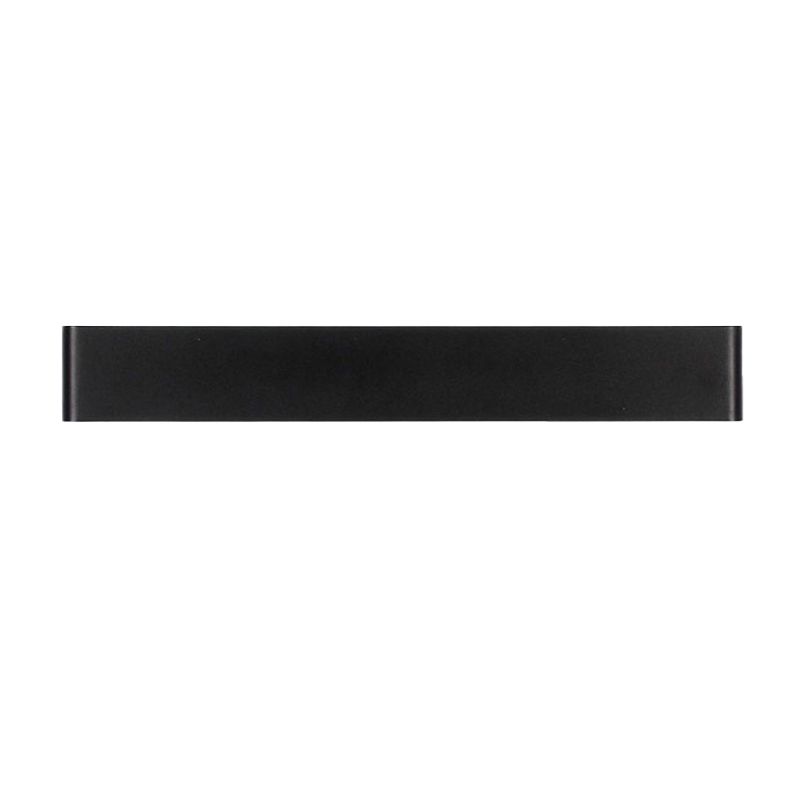 Linear Wall Lighting Modern Metal 1 Light Wall Sconces in Black