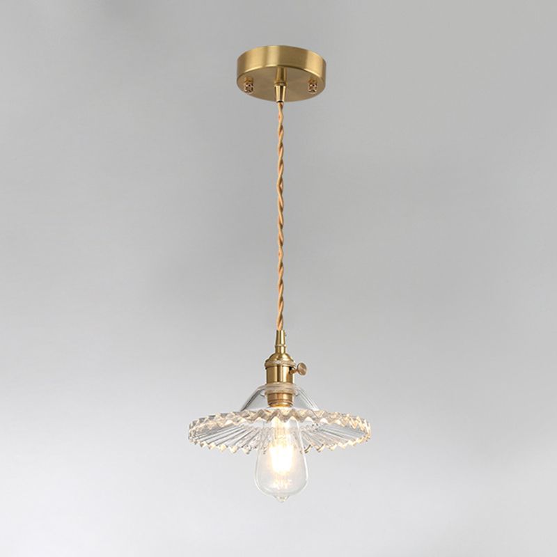 1 Lights de plafond suspendus à l'éclat léger créatif moderne en verre pour le magasin de vêtements