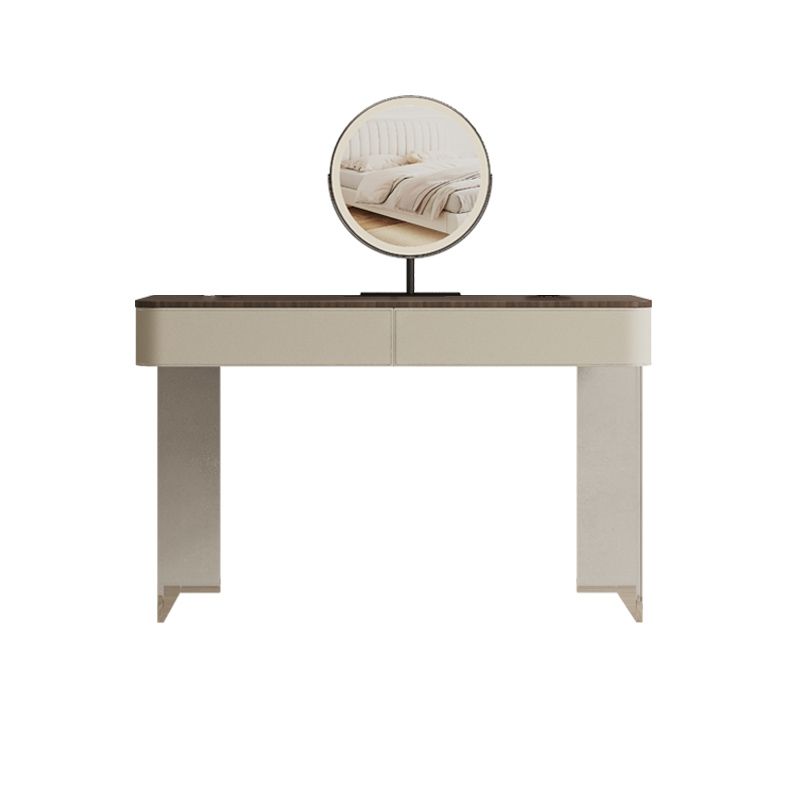 17.72" Wide Make-up Vanity in White Makeup Vanity Desk Table with Drawers