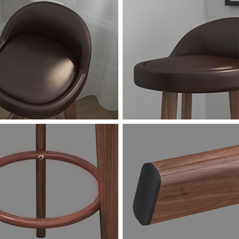 Nordic Simple Barstool Steel Frame Bar Stool for Coffee Shop