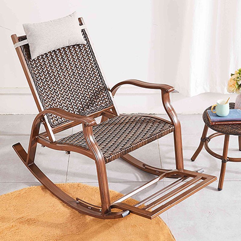 Modern Style Leisure Rocking Chair Outdoor Single Rocking Chair